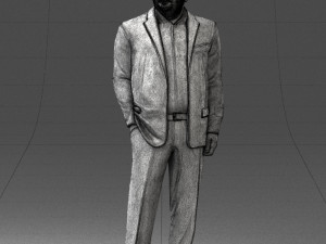 businessman 0614 3d print ready 3Dプリントモデル