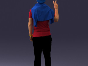 man posed 0619-1 3Dモデル