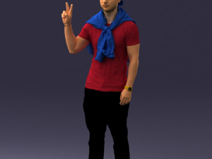 man posed 0619-1 3Dモデル