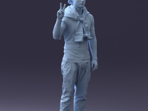 man posed 0619-1 3Dモデル