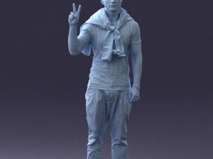 man posed 0619-1 3Dモデル