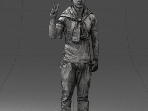 man posed 0619-1 3Dモデル