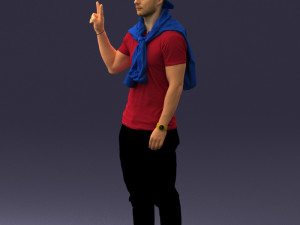 man posed 0619-1 3d print ready 3D प्रिंट मॉडल