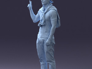man posed 0619-1 3d print ready 3D प्रिंट मॉडल