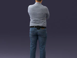 Man casual 0701 3D Model