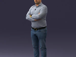 Man casual 0701 3D Model