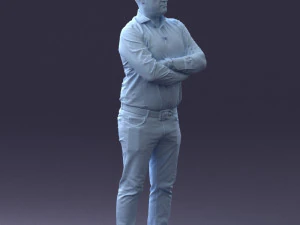 Man casual 0701 3D Model