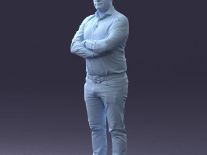 Man casual 0701 3D Model