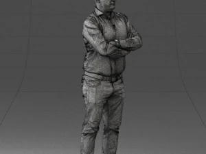 Man casual 0701 3D Model