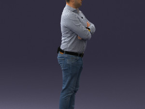 man casual 0701 3d print ready 3D 打印模型