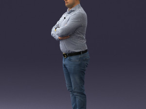 man casual 0701 3d print ready 3D 打印模型