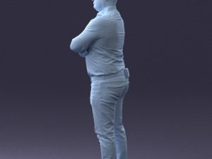 man casual 0701 3d print ready 3D 打印模型
