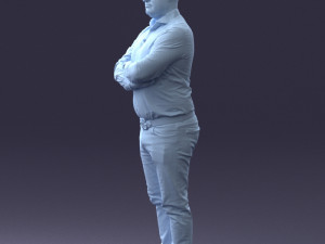 man casual 0701 3d print ready 3D 打印模型