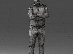 man casual 0701 3d print ready 3D 打印模型