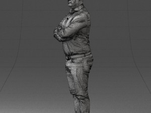 man casual 0701 3d print ready 3D 打印模型