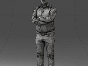 man casual 0701 3d print ready 3D 打印模型