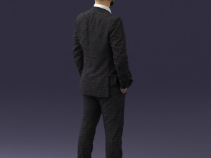 man in suit 0809-1 3D 模型