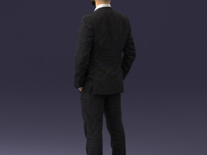 man in suit 0809-1 3D 模型