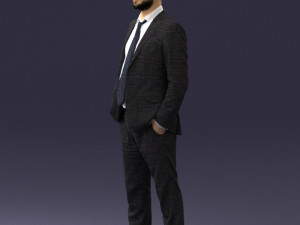 man in suit 0809-1 3D 模型