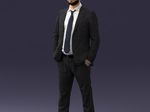 man in suit 0809-1 3D 模型