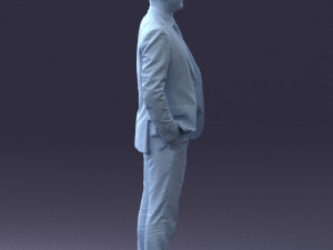 man in suit 0809-1 3D 模型