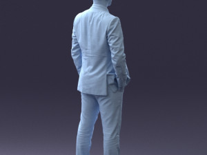 man in suit 0809-1 3D 模型