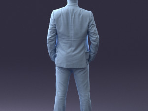 man in suit 0809-1 3D 模型