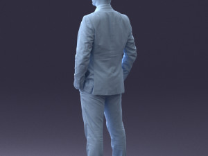 man in suit 0809-1 3D 模型
