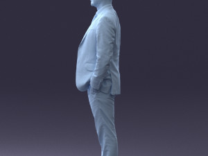 man in suit 0809-1 3D 模型