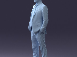 man in suit 0809-1 3D 模型
