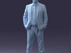 man in suit 0809-1 3D 模型