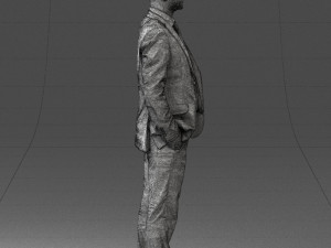 man in suit 0809-1 3D 模型