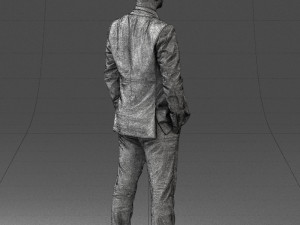 man in suit 0809-1 3D 模型