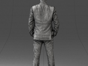man in suit 0809-1 3D 模型