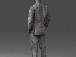 man in suit 0809-1 3D 模型