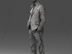 man in suit 0809-1 3d print ready 3D Принт Модель