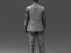 000287 Biznesmen w garniturze &ndash; profesjonalny męski charakter 0904 Model 3D