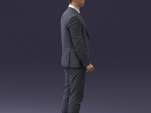man in suit 0904 3d print ready Model Cetak 3D