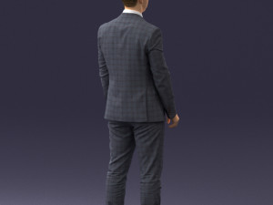 man in suit 0904 3d print ready Model Cetak 3D