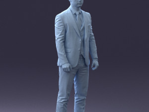 man in suit 0904 3d print ready Model Cetak 3D