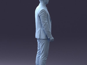 man in suit 0904 3d print ready Model Cetak 3D
