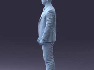 man in suit 0904 3d print ready Model Cetak 3D