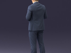 man with skull 0905 Modelo 3D
