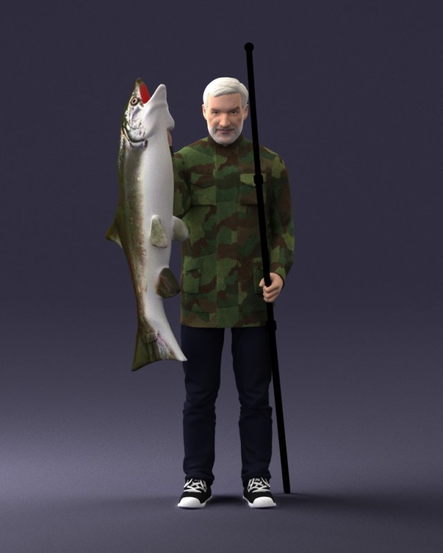 fisher 0916 3d print ready Modello di stampa 3D .c4d .max .obj .3ds .fbx .stl .blend 