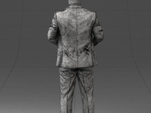 man with skull 1004 3d print ready 3D-Druckmodell