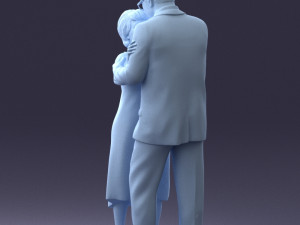 elderly couple 0709 3d print ready 3D Print Model