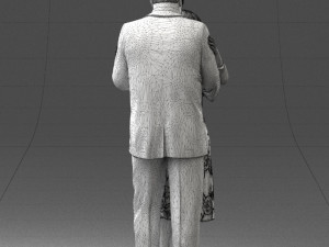 elderly couple 0709 3d print ready 3D Print Model