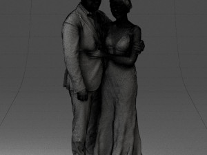 000200 Wedding Couple 1026 Modelo 3D