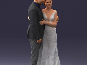 000200 Wedding Couple 1026 3d 3D Print Model