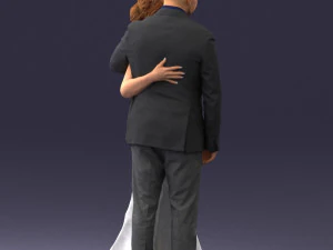 000200 Wedding Couple 1026 3d 3D Print Model